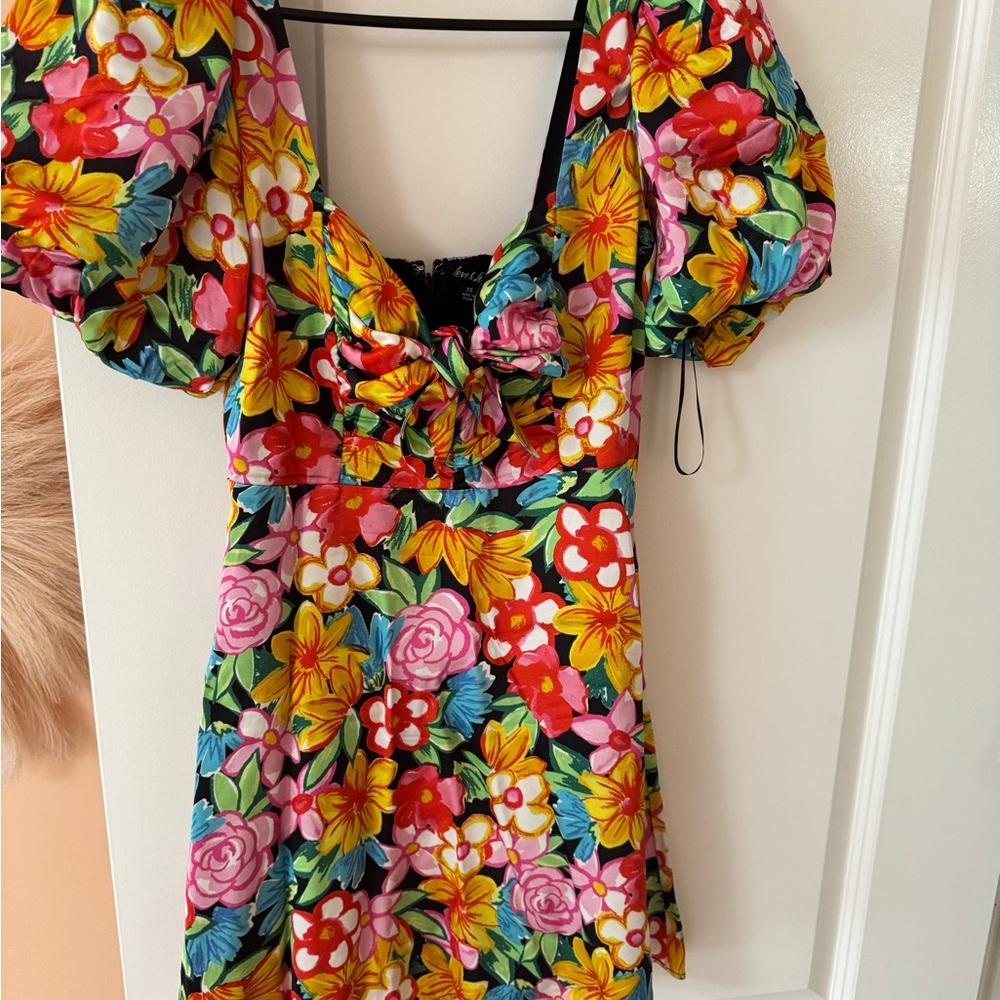 For Love And Lemons Multicolor Floral Blouse